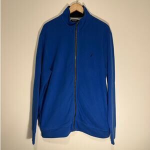 Nautica Men's Full Zip Blue Sweater size XL